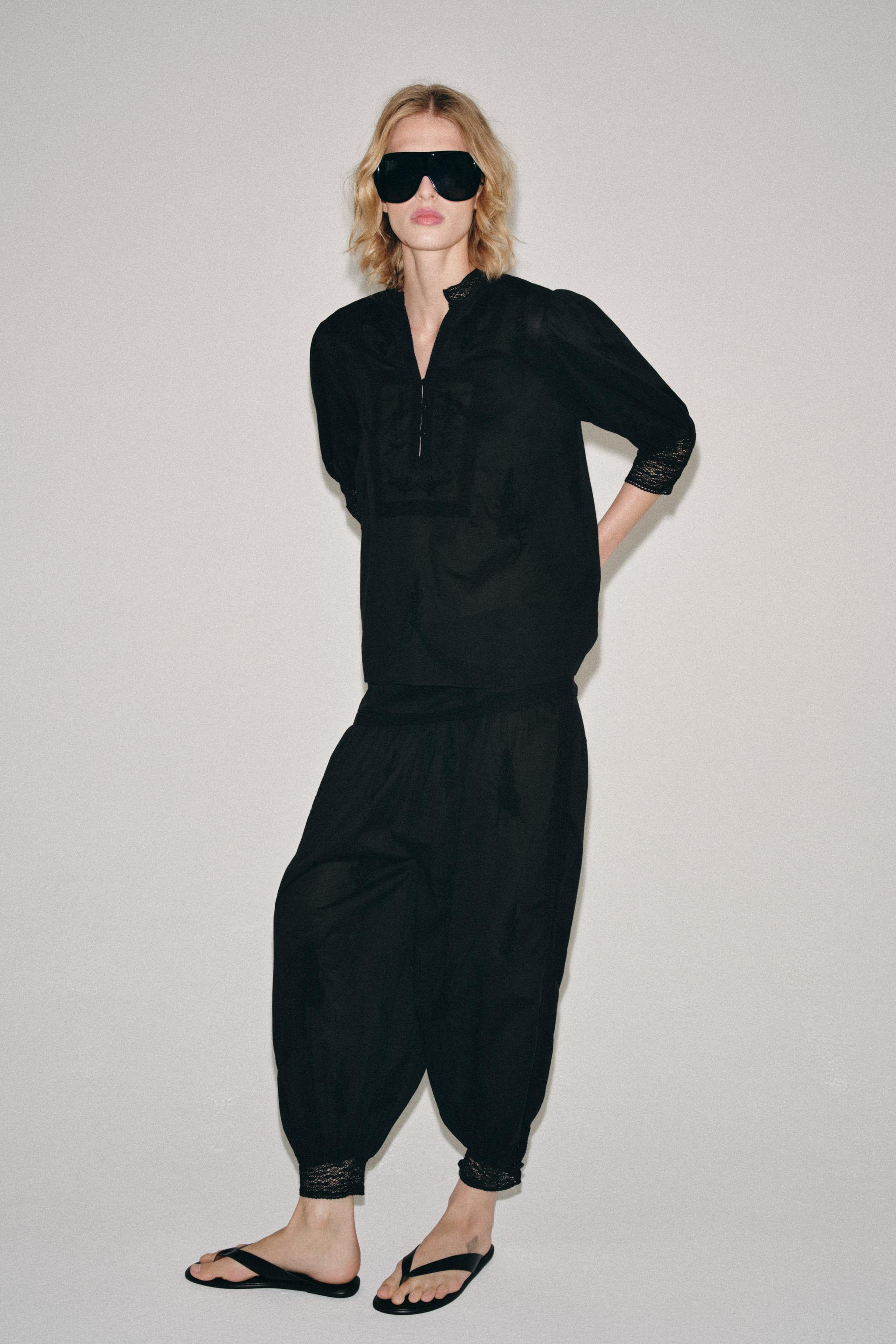 PANTALON BOUFFANT BRODÉ ZW COLLECTION